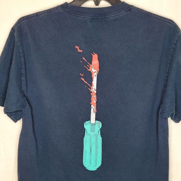Vintage Rotting Out Screwdriver Band T Shirt Size Medium - Picture 6 of 9